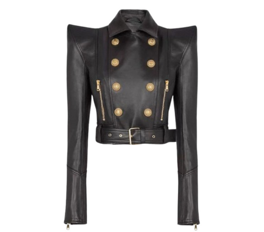 Sia Leather Motorcycle Jacket