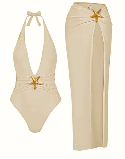 Georgie One-Piece and Skirt Set