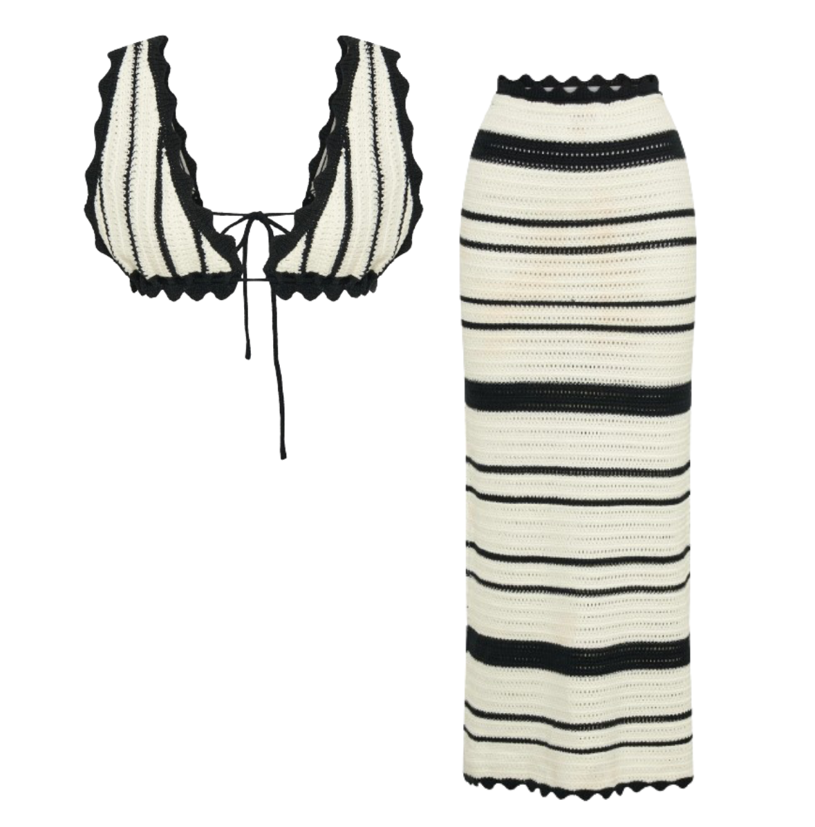 Elvera Bikini Top and Skirt