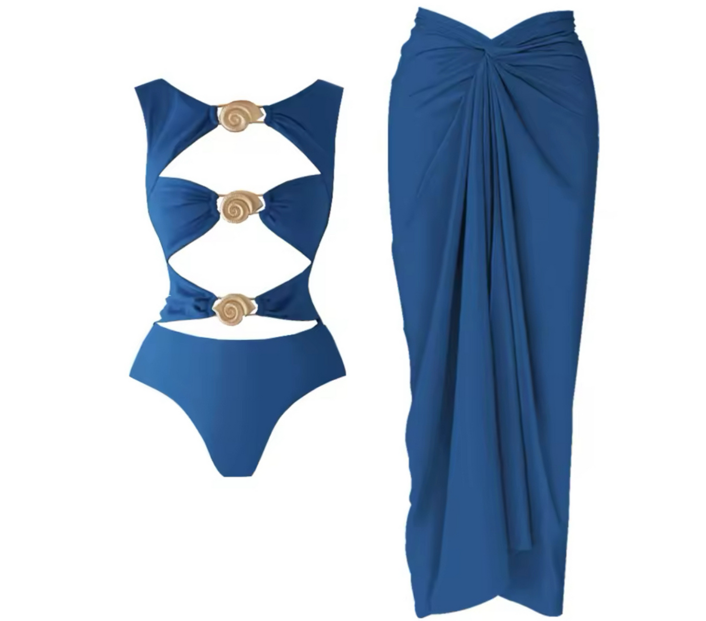 Nahla One-piece and Skirt Set