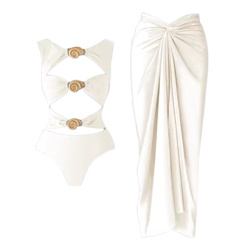 Nahla One-piece and Skirt Set