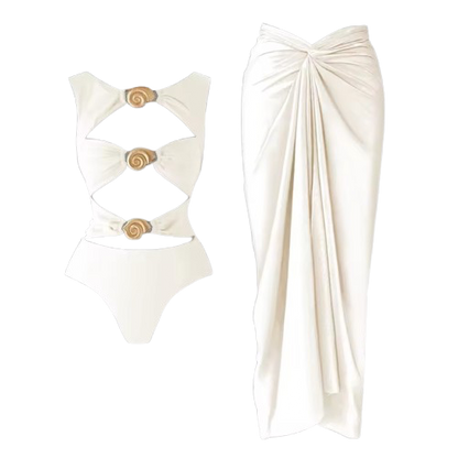 Nahla One-piece and Skirt Set