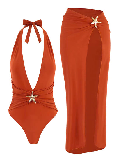 Georgie One-Piece and Skirt Set