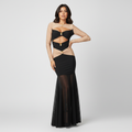 Haselnussbraunes Kleid